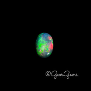 3.23ct Black Opal - Oval Cabochon