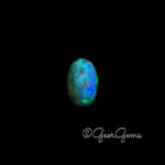 3.60ct Black Opal - Oval Cabochon