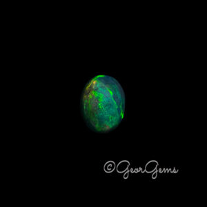 2.35ct Black Opal - Oval Cabochon