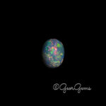 3.34ct Black Opal - Oval Cabochon