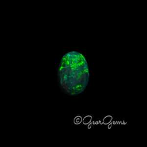 2.82ct Black Opal - Oval Cabochon