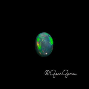 2.50ct Black Opal - Oval Cabochon