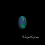 3.03ct Black Opal - Oval Cabochon