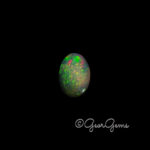 3.38ct Black Opal - Oval Cabochon