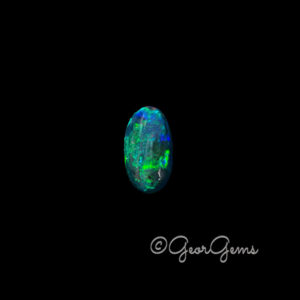 2.77ct Black Opal - Oval Cabochon