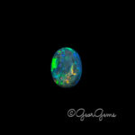 2.61ct Black Opal - Oval Cabochon