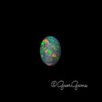 2.38ct Black Opal - Oval Cabochon