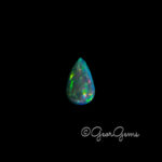 2.60ct Black Opal - Pear Cabochon