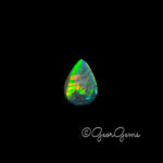 1.81ct Black Opal - Pear Cabochon