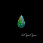 3.08ct Black Opal - Pear Cabochon