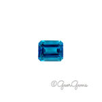 8.27ct Swiss Blue Topaz - Emerald Cut