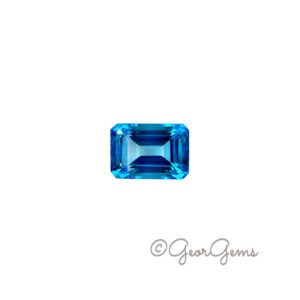11.67ct Swiss Blue Topaz - Emerald Cut