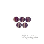 11.28tcw Fluorite - Round Cabochon (8mm)