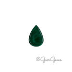 35.39ct Malachite - Pear Cabochon