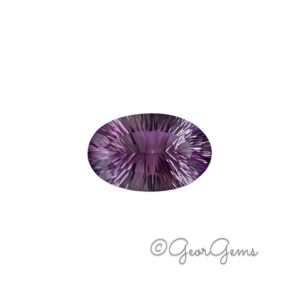 34.26ct Amethyst - Oval Concave Cut