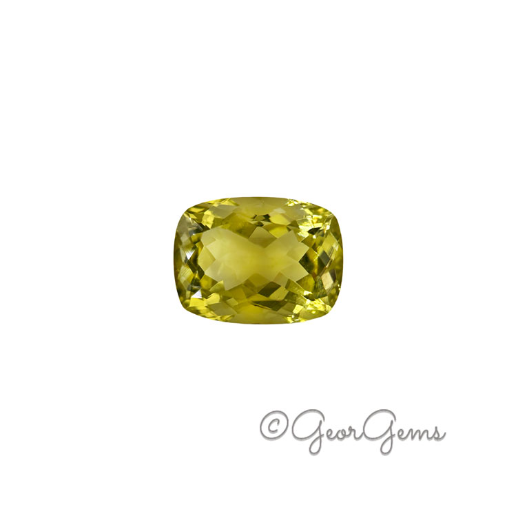 25825 11.54ct Lemon Quartz - Rectangular Cushion