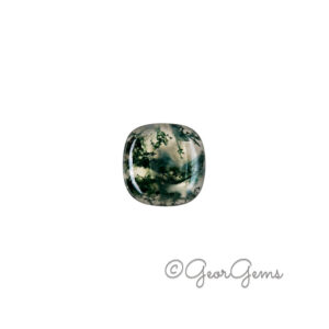 4.02ct Moss Agate - Square Cushion Cabochon
