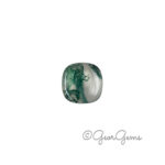 2.36ct Moss Agate - Square Cushion Cabochon