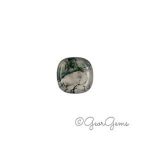 2.46ct Moss Agate - Square Cushion Cabochon