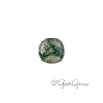 2.56ct Moss Agate - Square Cushion Cabochon