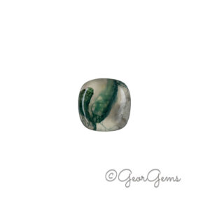 4.27ct Moss Agate - Square Cushion Cabochon