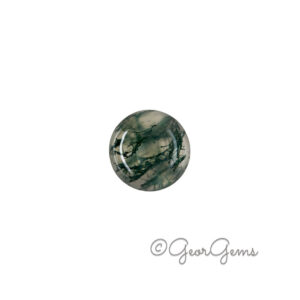 3.58ct Moss Agate - Round Cabochon
