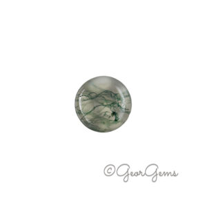 3.69ct Moss Agate - Round Cabochon