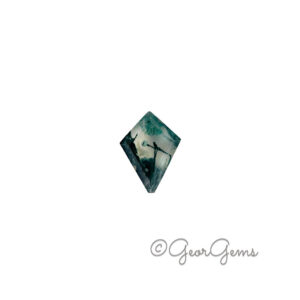 2.61ct Moss Agate - Kite Shape