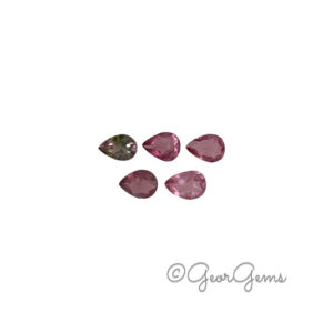 0.67tcw Tourmaline - Pear Shape
