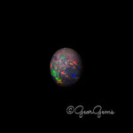 4.92ct Black Opal - Oval Cabochon
