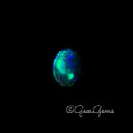 3.43ct Black Opal - Oval Cabochon