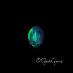 3.53ct Black Opal - Oval Cabochon