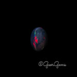 5.38ct Black Opal - Oval Cabochon
