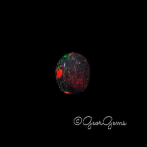 2.79ct Black Opal - Oval Cabochon