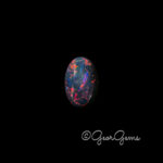 4.96ct Black Opal - Oval Cabochon