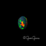 3.08ct Black Opal - Oval Cabochon