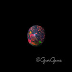 3.52ct Black Opal - Oval Cabochon