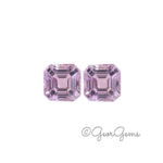 6.45tcw Kunzite - Square Step Cut