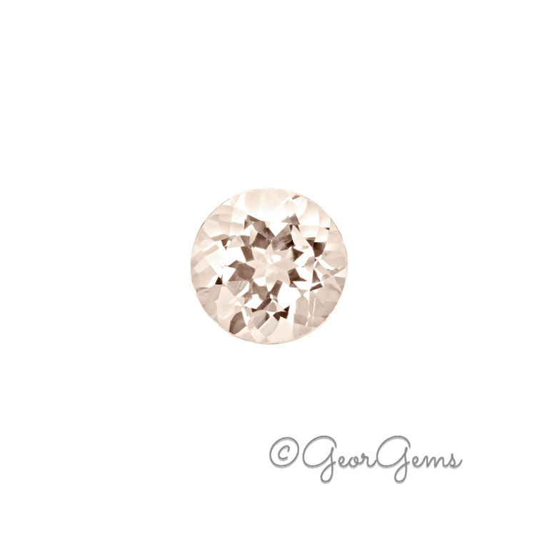 26615 6.22ct Morganite - Round