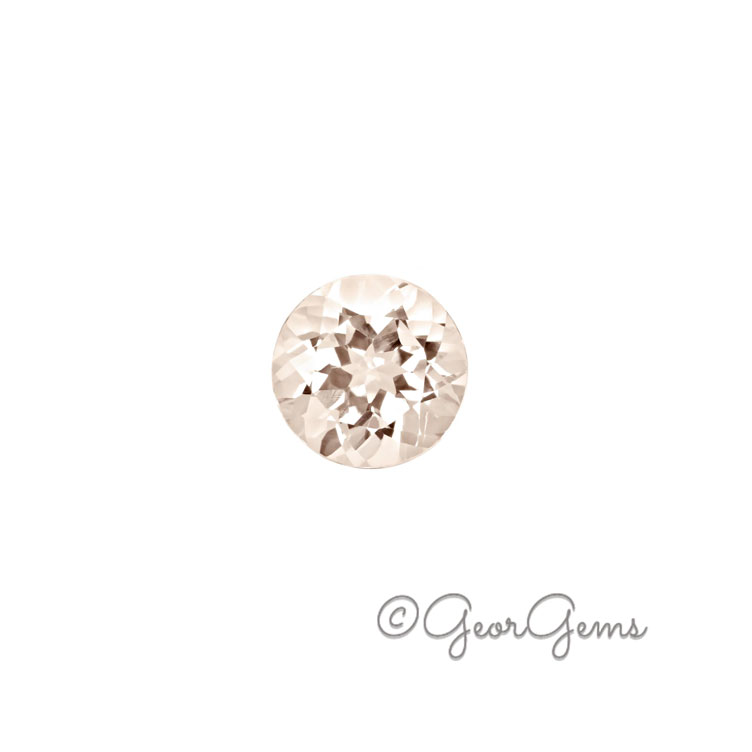 26616 4.45ct Morganite - Round
