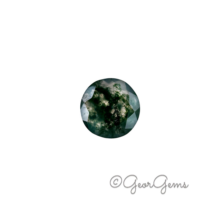 26002 3.73ct Moss Agate - Round