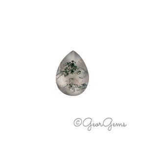 2.22ct Moss Agate - Pear Shape