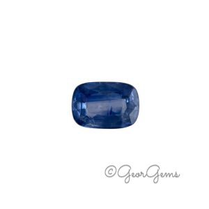 3.64ct Blue Sapphire - Rectangular Cushion