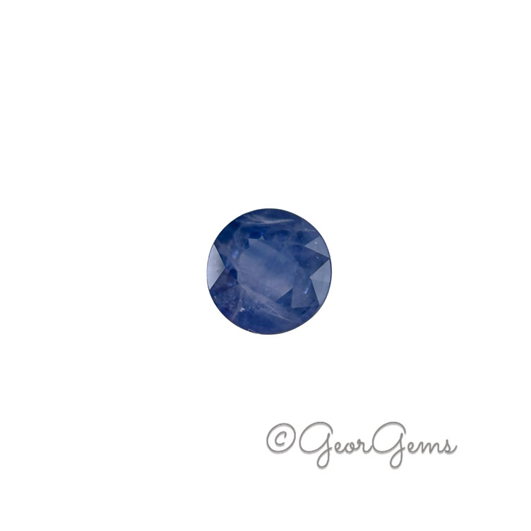 26661 3.27ct Blue Sapphire - Round