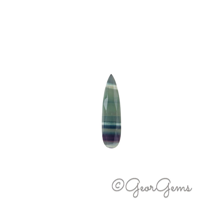26891 10.05ct Fluorite - Pear Shape