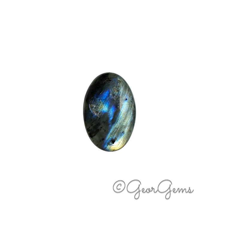 27027 53.38ct Labradorite - Oval Cabochon