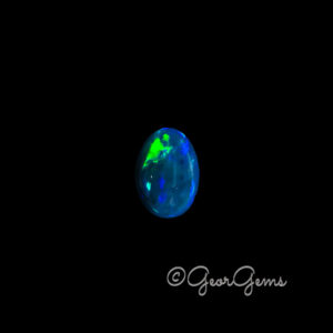 4.66ct Dark Blue Opal - Oval Cabochon
