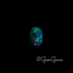 2.73ct Dark Blue Opal - Oval Cabochon