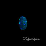 2.78ct Dark Blue Opal - Oval Cabochon