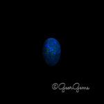 5.75ct Dark Blue Opal - Oval Cabochon